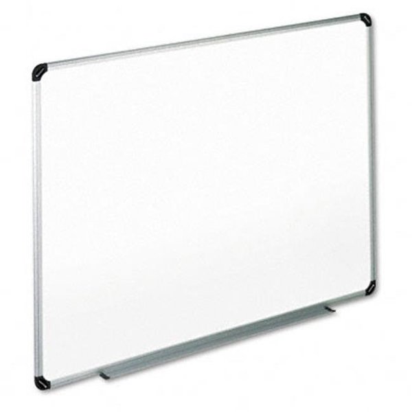 Universal Battery Universal 43733 Magnetic Dry Erase Board  Melamine  36x24  White  Aluminum/Plastic Frame 43733